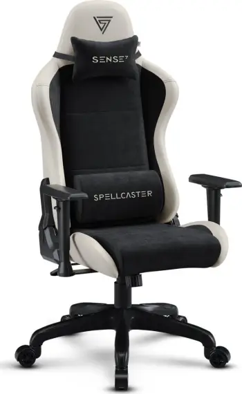 Karrige SENSE7 Spellcaster FUKU, material+lëkurë, e zezë/ bezhë