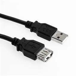 Kabllo USB 2.0 SHARKOON 0.5m, e zezë