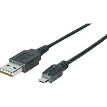 Kabllo USB SHARKOON 2.0 A në Micro-B, 1.5m, e bardhë