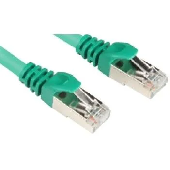 Kabllo rrjeti Sharkoon RJ45 Cat6 S/FTP 1.5m gjelbër - 1