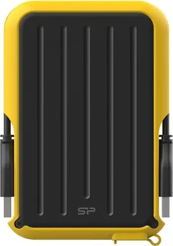 Disk HDD Silicon Power A66, 1TB, i zi / verdhë