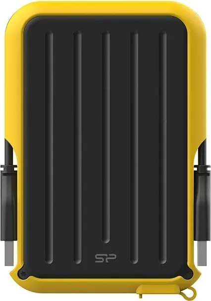 Disk HDD Silicon Power A66, 2TB, i zi / verdhë - 1