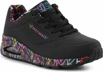 Atlete për femra Skechers, të zeza me ngjyra