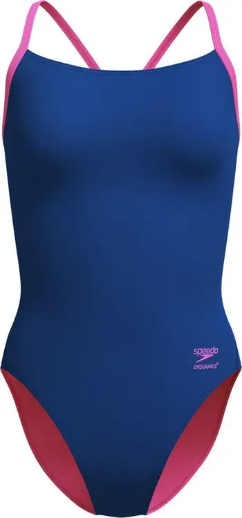 Kostum noti Speedo Club Training Flyback 2.0, Endurance+, blu rozë