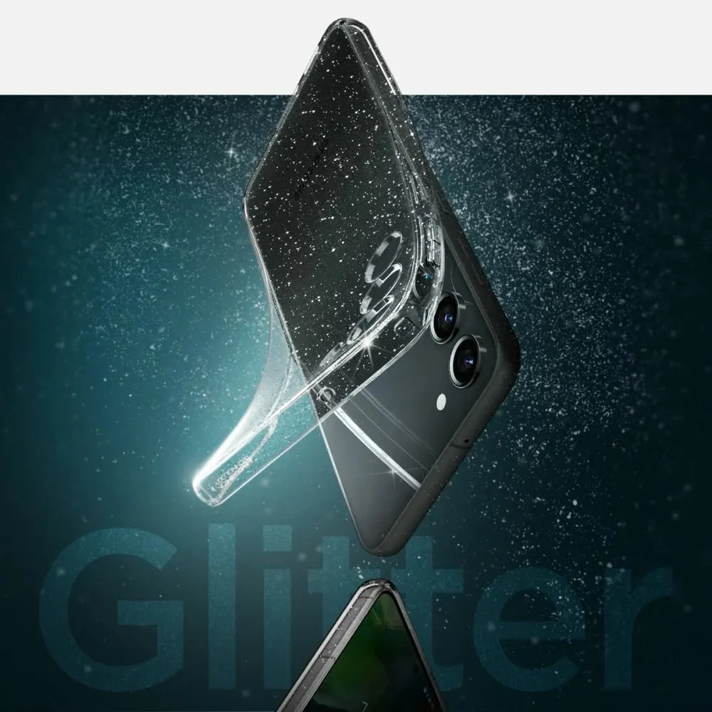 Mbrojtëse për celular Samsung Galaxy S23 Spigen Liquid Crystal Glitter, transparente - 2