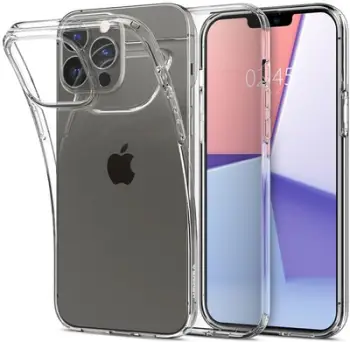 Mbrojtëse për celular iPhone 13 Pro Spigen Liquid Crystal, transparente