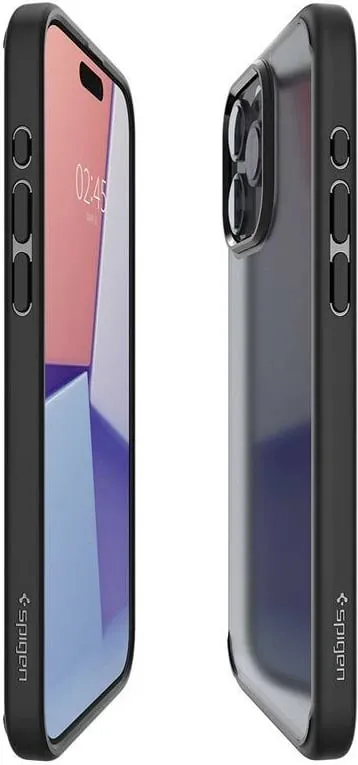 Mbrojtëse për celular iPhone 15 Pro Max Spigen Ultra Hybrid, e zezë - 2