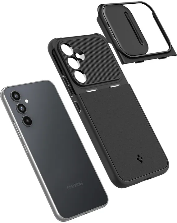 Mbrojtëse Spigen Optik Armor për Samsung Galaxy A54 5G, e zezë - 11