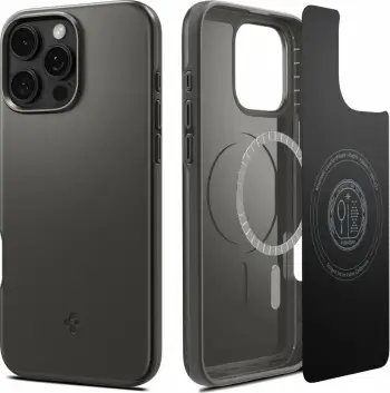 Mbështjellës për iPhone 16 Pro Spigen Thin Fit MagSafe, i kaftë