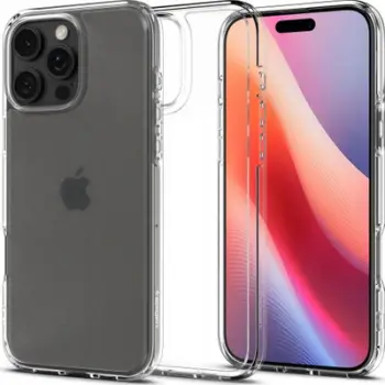 Mbështjellës Spigen Ultra Hybrid për iPhone 16 Pro, Transparent