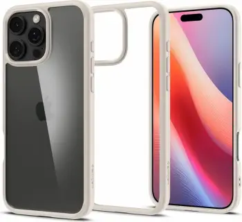 Mbështjellës Spigen Ultra Hybrid për iPhone 16 Pro, Titanic