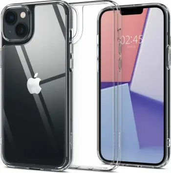 Mbështjellës për iPhone 14 Plus Spigen Quartz Hybrid, transparent
