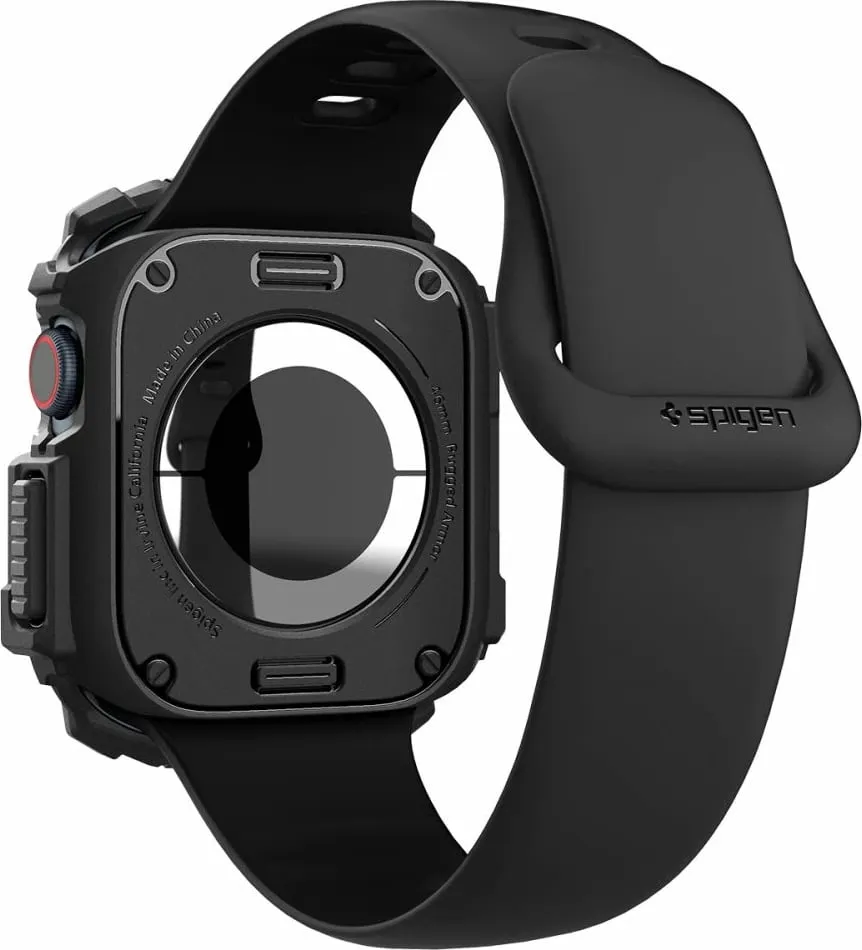 Mbrojtëse Spigen Rugged Armor për Apple Watch 10 (46 mm), e zezë - 3