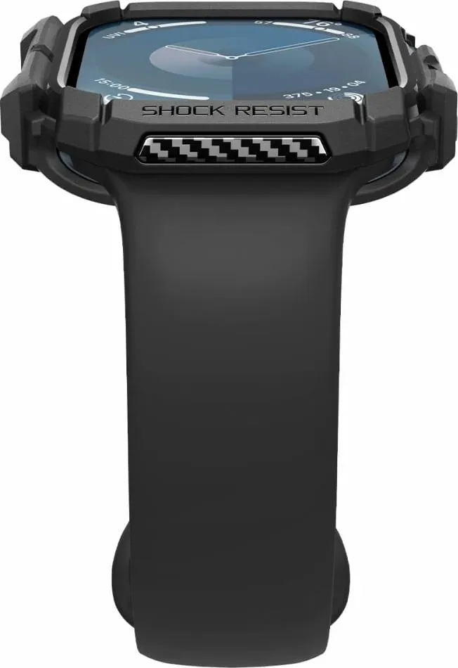 Mbrojtëse Spigen Rugged Armor për Apple Watch 10 (46 mm), e zezë - 6