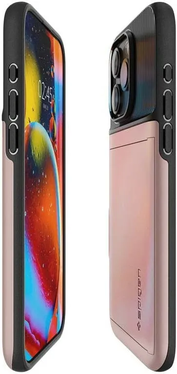 Mbështjellës Spigen Slim Armor CS për iPhone 15 Pro, Rozë - 7