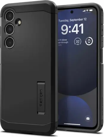 Mbështjellës Spigen Tough Armor për Samsung Galaxy S24 FE, Zi