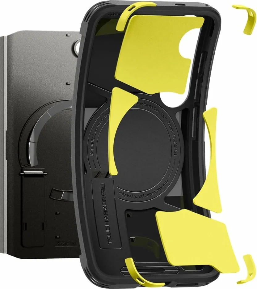 Mbështjellës Spigen Tough Armor MagSafe për Samsung Galaxy S25, zi - 12