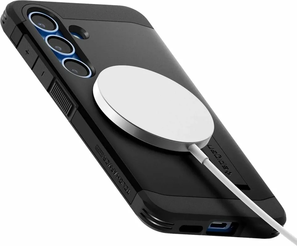 Mbështjellës Spigen Tough Armor MagSafe për Samsung Galaxy S25, zi - 13