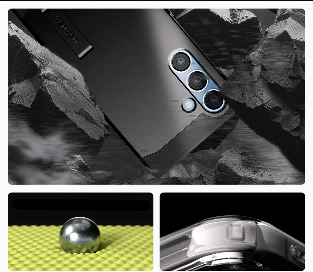 Mbështjellës Spigen Tough Armor MagSafe për Samsung Galaxy S25, zi - 3