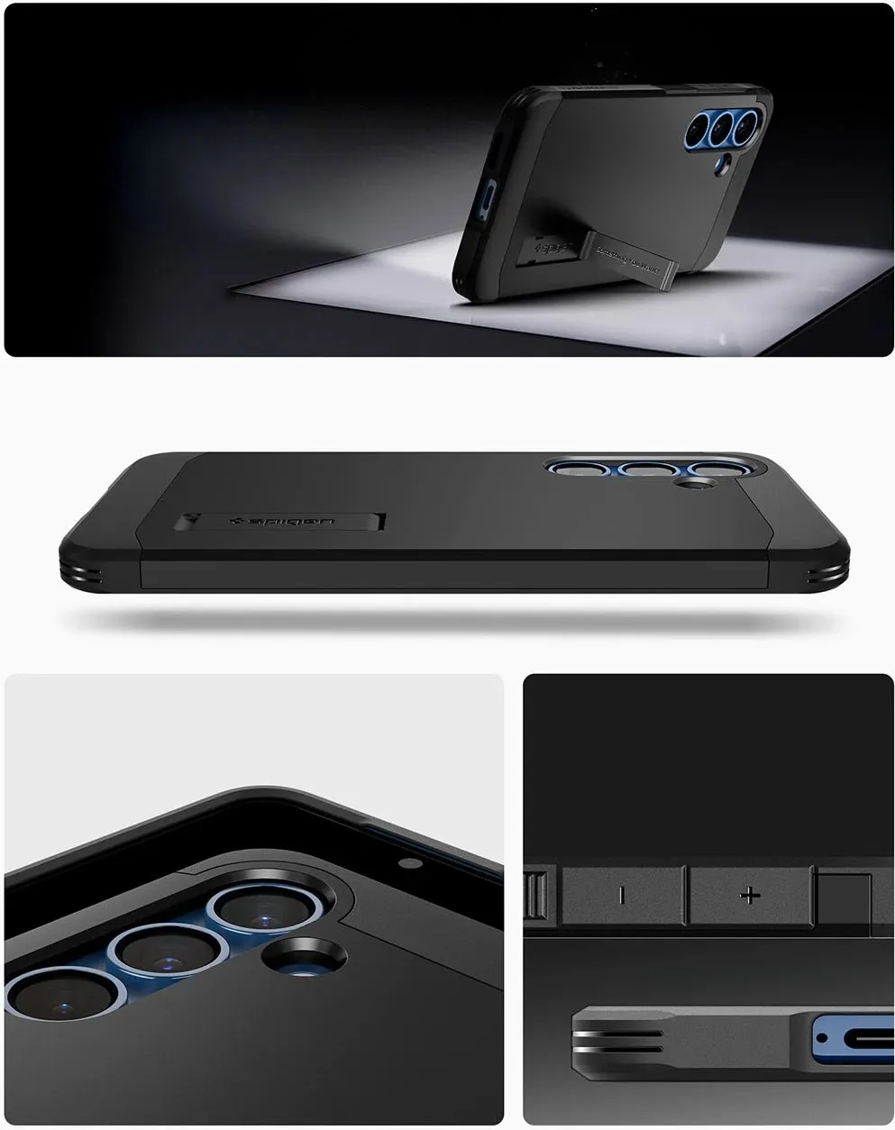 Mbështjellës Spigen Tough Armor MagSafe për Samsung Galaxy S25, zi - 5
