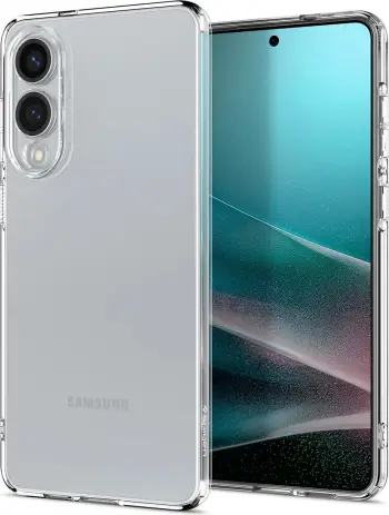 Mbështjellës telefoni Spigen Liquid Crystal për Galaxy S25 Edge, rezistent ndaj verdhosjes, mbrojtje ushtarake, transparent