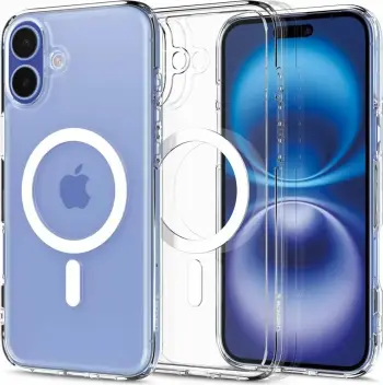 Mbrojtëse për celular iPhone 13 Spigen Ultra Hybrid MagSafe, e bardhë