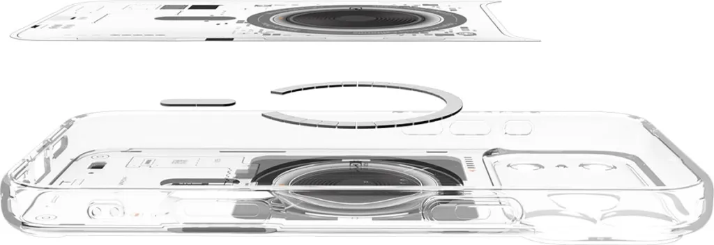 Mbështjellës Spigen Ultra Hybrid MagSafe për iPhone 17 Pro, Transparent - 4