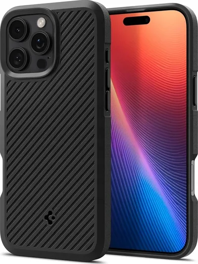 Mbulesë telefoni Spigen Core Armor MagSafe për iPhone 16 Pro, matte, e zezë - 1