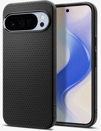 Mbulesë telefoni Spigen Liquid Air për Google Pixel 10 Pro XL, matte, e zezë - 1