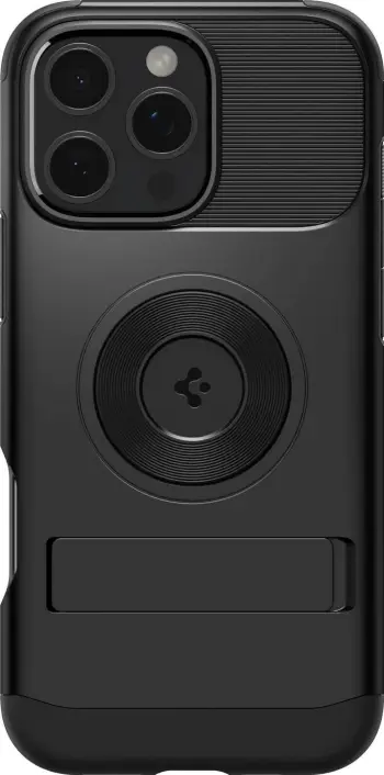 Mbështjellës telefoni Spigen Slim Armor MagSafe, për iPhone 16 Pro, i zi