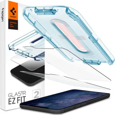 Xham mbrojtës Spigen Glas.TR EZ Fit për iPhone 12 Mini - 1