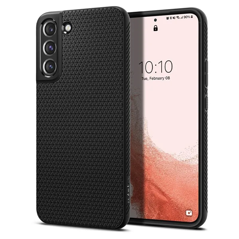 Mbështjellës për Samsung Galaxy S22+ Spigen Liquid Air, i zi - 1