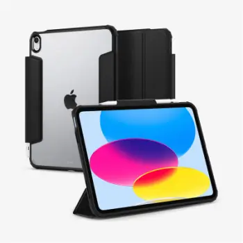 Mbështjellës për iPad 10.9" 2022 Spigen Ultra Hybrid Pro, i zi