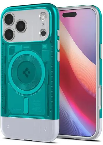 Kapotë telefoni Spigen Classic C1 MagSafe, për iPhone 17 Pro, transparente