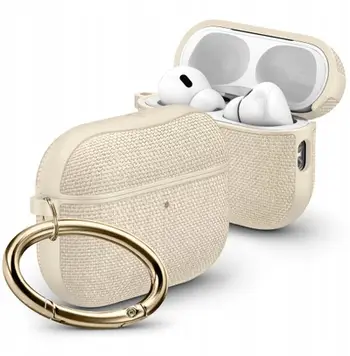 Mbulesë Spigen Urban Fit për Apple AirPods Pro 3, kasë mbrojtëse, bezhë