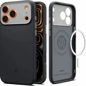 Mbulesë telefoni Spigen Caseology Nano Pop MagSafe, për iPhone 17 Pro Max, e zezë