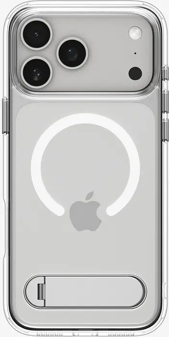 Mbulesë telefoni Spigen Ultra Hybrid S MagSafe për iPhone 17 Pro Max, transparente, e bardhë