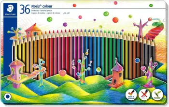 Lapsa me ngjyra Staedtler Noris Colour, set 36 copë