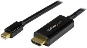 Kabllo StarTech DisplayPort Mini-HDMI, 1m, e zezë