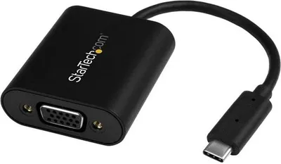 Përshtatës StarTech USB C - VGA CDP2VGASA, i zi - 1