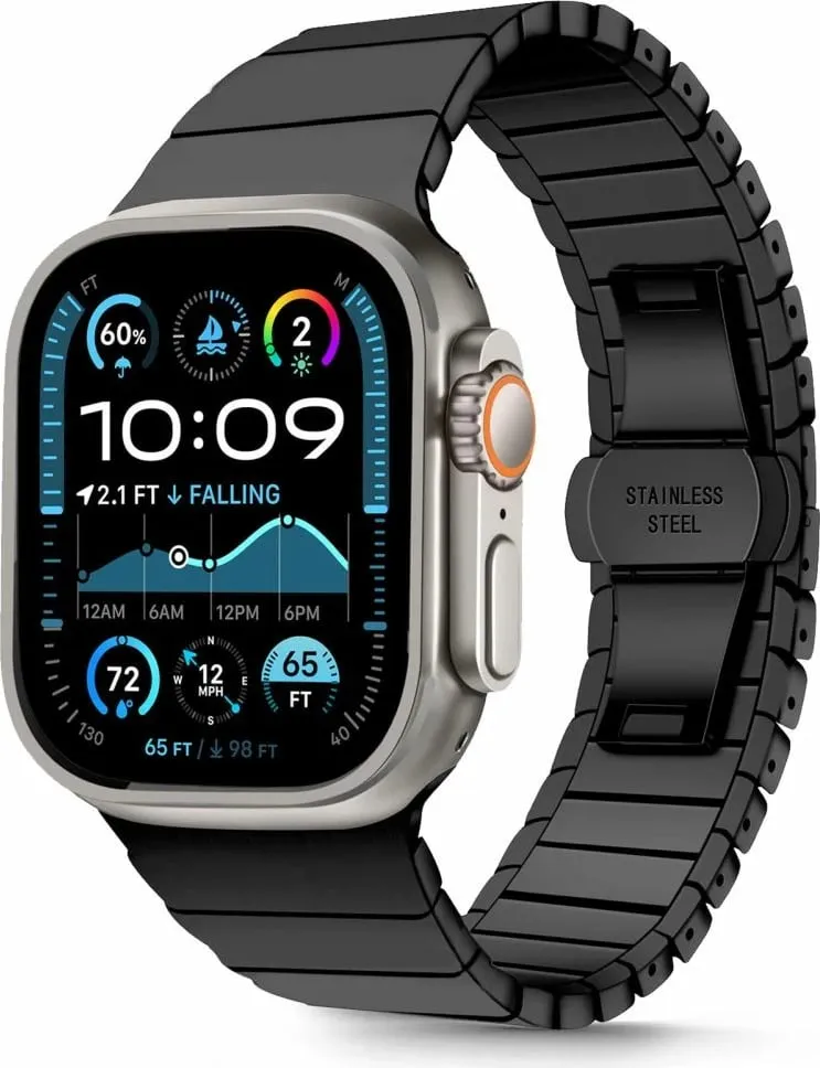 Byzylyk Tech-Protect LinkBand për Apple Watch 44/45/46/49 mm, i zi - 1
