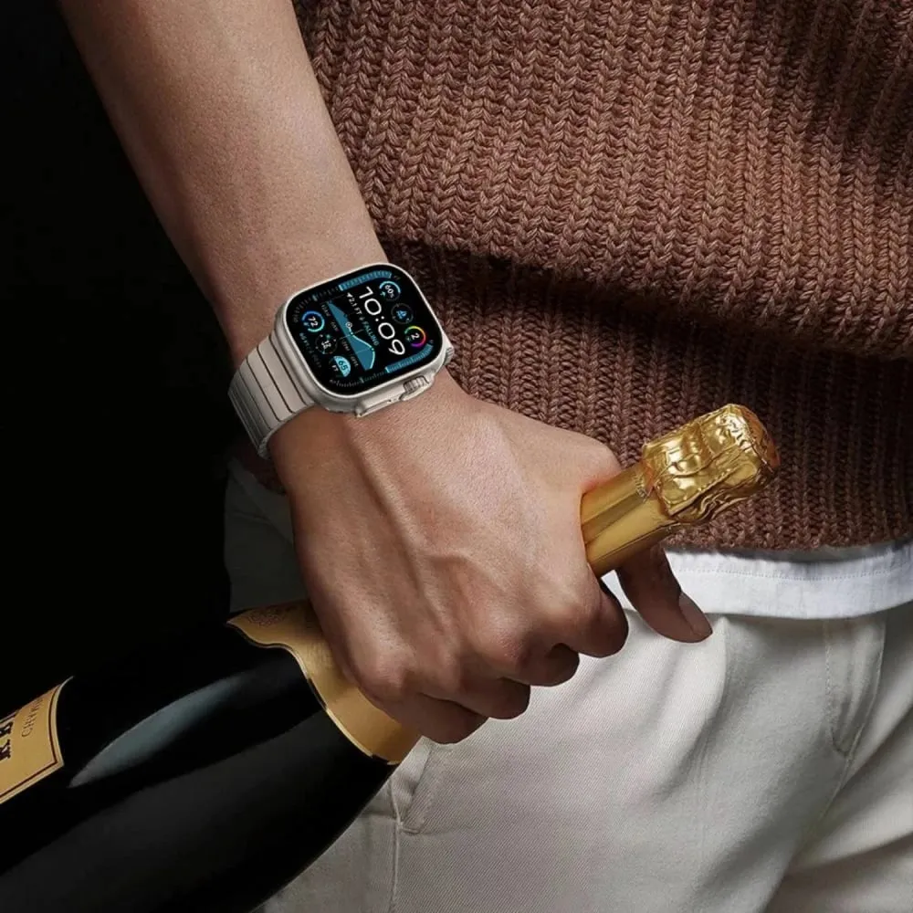 Byzylyk Tech-Protect LinkBand për Apple Watch 44/45/46/49 mm, i zi - 4