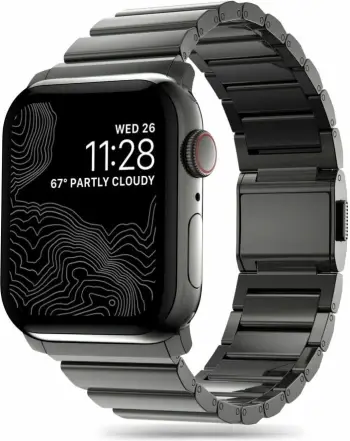 Rrip çeliku për Apple Watch Tech-Protect SteelBand, 42/44/45/49 mm, i zi
