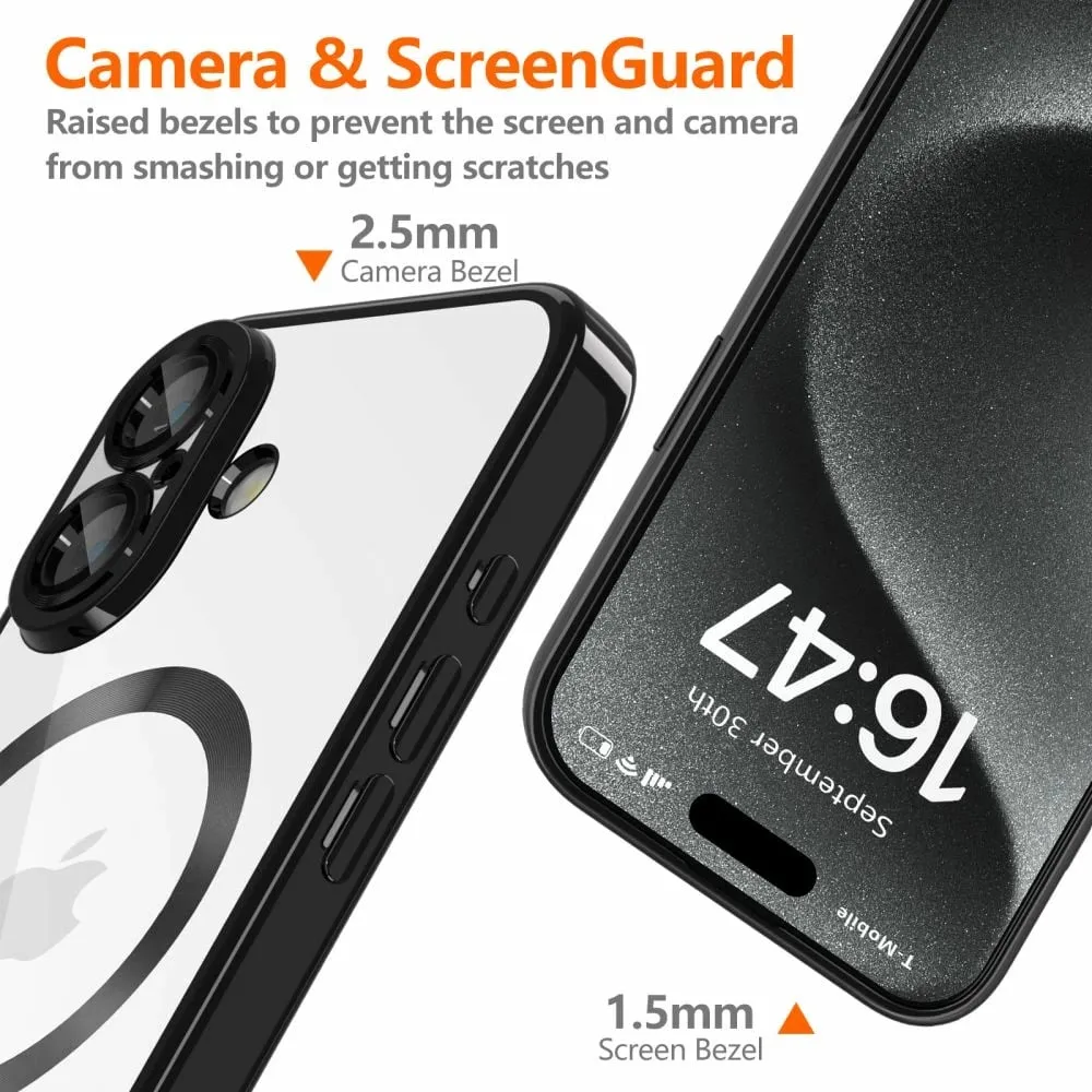 Mbështjellës Tech-Protect MagFlex për iPhone 16, MagSafe, i zi - 4