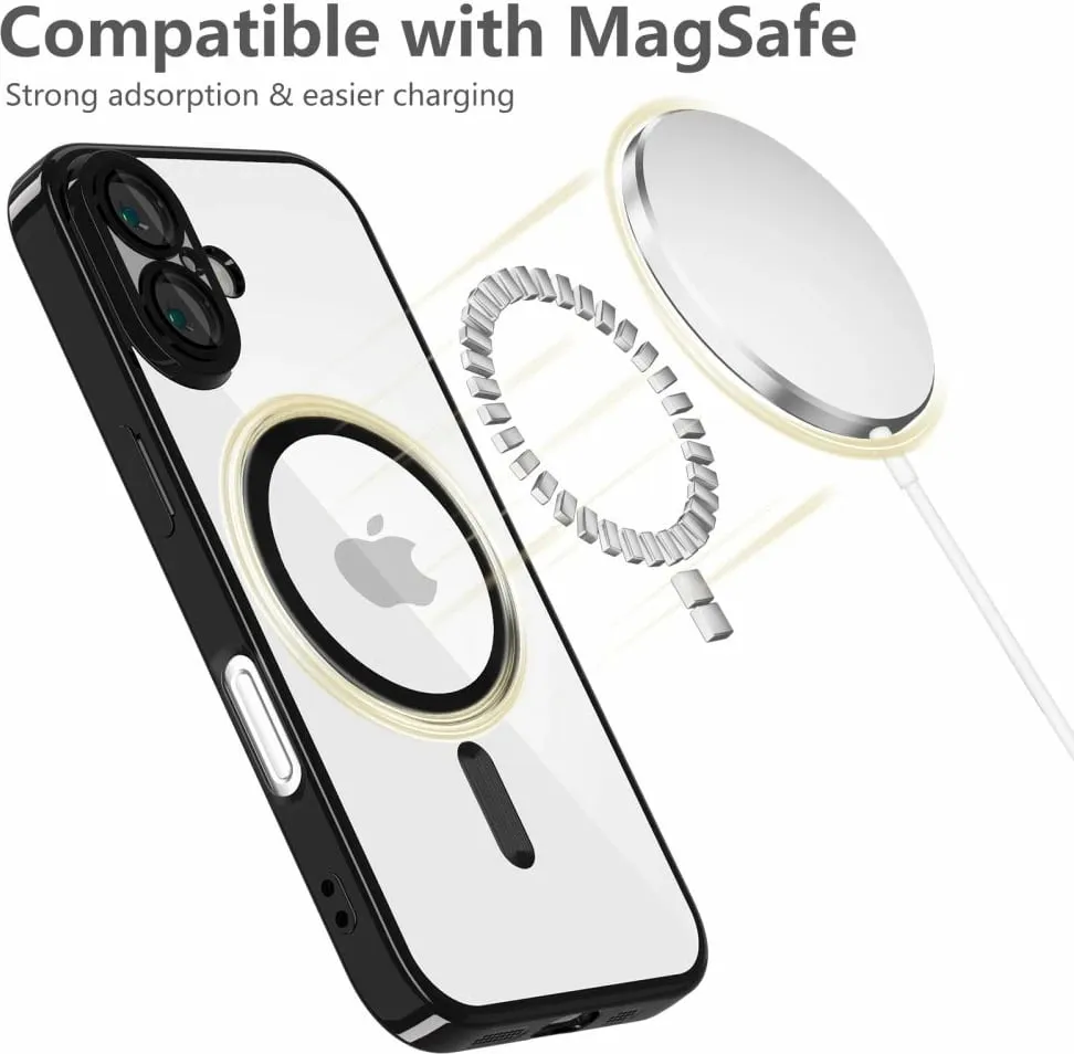 Mbështjellës Tech-Protect MagFlex për iPhone 16, MagSafe, i zi - 5