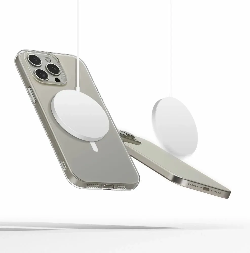 Mbështjellës Tech-Protect FlexAir MagSafe për iPhone 15 Pro, Transparent - 2