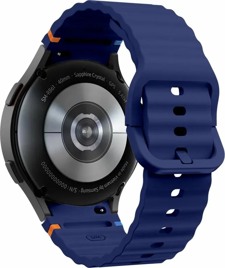 Rrip silikoni Tech-Protect Classic Pro për Samsung Galaxy Watch 4 5 6 7, sport, i zi - 2