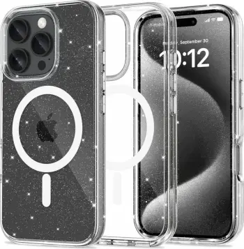 Mbështjellës Tech-Protect FlexAir Hybrid MagSafe për iPhone 16 Pro, Transparent