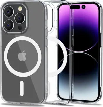 Mbështjellës Tech-Protect FlexAir Hybrid MagSafe për iPhone 14 Pro Max, Transparent