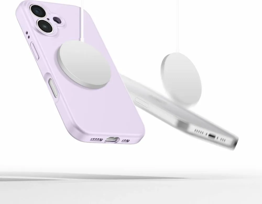 Mbështjellës Tech-Protect Liquid Silicone MagSafe për iPhone 16, Violet - 2